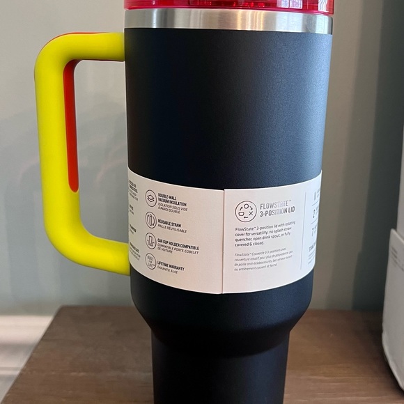 Neon black Stanley tumbler 40oz NWT *ships same day!* - Picture 3 of 7